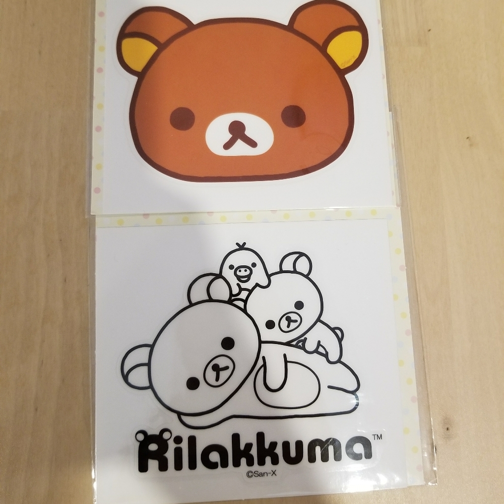 San-x Rilakkuma sticker decals